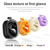 Auriculares Inalámbricos con Clip para Oreja BT 6.0, Resistentes al Agua, 10m, TWS, con Traducción Inteligente por IA