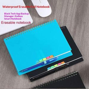 Carnet à spirale effaçable et imperméable en PP, papier de pierre épaissi, cadeau high-tech pour l'écriture et la prise de notes répétées - Product Image 5