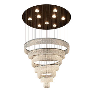 โคมไฟระย้าหรูหราเพดานแอลอีดีทันสมัยสำหรับตกแต่งในร่มวิลล่าสไตล์ยุโรป K9ห้องนั่งเล่น - Product Image 5