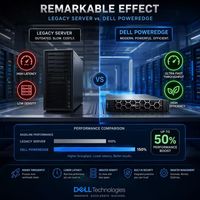 Para Servidor en Rack PowerEdge R760 2U, Placa Base de Bajo Consumo, Intel Xeon Gold 4410Y, RAID H755, 2*1800W, en Stock