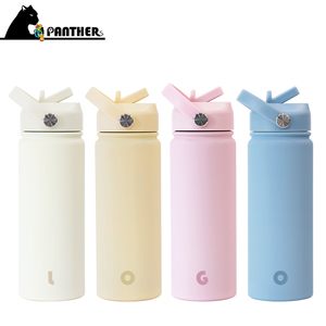 Elegante Bottiglia d'Acqua in Acciaio Inox da 18 oz, Thermos Isolato Sottovuoto Personalizzabile con Logo, Antigoccia - Product Image 1