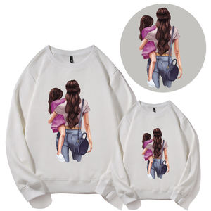 Parches de transferencia de calor DIY para mamá, niña y niño, parches estampados en ropa, pegatinas de <span class=keywords><strong>Super</strong></span> mamá, papá y reina en vestidos Vaqueros - Product Image 6