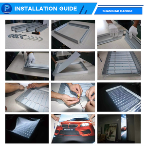 Pangui Exhibición Publicitaria OEM ODM Caja de Luz LED SEG de Tela Retroiluminada de un Solo Lado con Material de PVC para Tiendas - Product Image 4