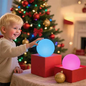 <span class=keywords><strong>Lampe</strong></span> de table <span class=keywords><strong>à</strong></span> LED en plastique de 6 pouces, lumière d'ambiance, rechargeable, IP65/IP68, décoration de chambre <span class=keywords><strong>à</strong></span> coucher, cadeau de Noël - Product Image 1