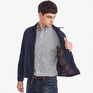 Giacca Bomber Slim Fit da Uomo RL con Logo Cavallo Ricamato, Chiusura a Cerniera, Antivento, in Cotone, per Autunno - Product Image 4