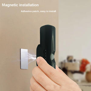 LED ABS Bedroom Human Body Sensor Plug-In Warm White No-Drill Wall Entry Door Magnetic Nightlight - Product Image 3