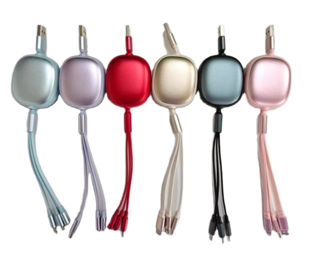 3 in 1 charging cable usb phone transmission line accessories fast charging usb cable