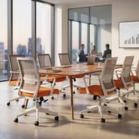 Chaise de bureau ergonomique moderne en maille avec appui-tête réglable, certifiée BIFMA, pivotante, pour ordinateur, idéale pour le bureau à domicile ou les cadres