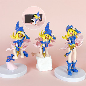 12-16cm Noir Sombre Magicien Fille Sexy Chiffres <span class=keywords><strong>Yu</strong></span>-<span class=keywords><strong>Gi</strong></span>-<span class=keywords><strong>Oh</strong></span> Cannon Figurine Pvc Statue Modèle Poupée Collection Décoration Jouet Cadeau - Product Image 2