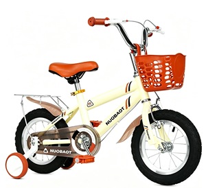 Vélo pour enfants <span class=keywords><strong>avec</strong></span> siège et panier - Vélo pour bébés filles et garçons, <span class=keywords><strong>avec</strong></span> roues auxiliaires de sécurité et de traction durables, pédalable - Product Image 1