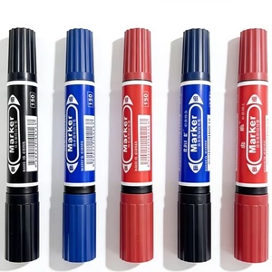 Marcadores Permanentes Jumbo de Doble Punta, de Plástico, en Rojo, Negro y Azul, de Gran Capacidad, para la Escuela, Descuento Limitado, Precio Accesible, 2026 - Product Image 2