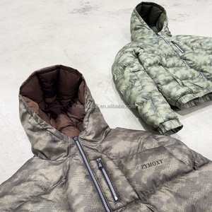 Custom Camouflage Quilted Bubble Puffer <b>Jacket</b> Manufacturers Zipper Puffer Down Coats High Quality Winter Wear <b>Men's</b> Down <b>Jacket</b> - Product Image 2