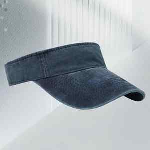 Sport Visor <b>Hats</b> <b>Hat</b> Cotton Empty Top Baseball Twill Ball Adjustable Sun Caps for Men Women Promotion Gift - Product Image 1