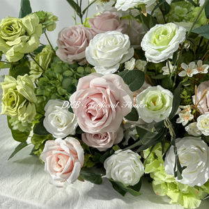 Boules de fleurs artificielles en soie pour centres de table de mariage, taille personnalisée, décoration de scène, allée, aménagement de fond, art floral, boule de fleurs - Product Image 6