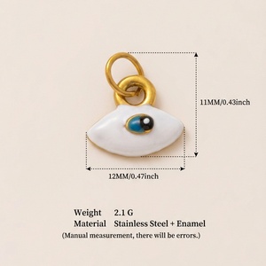 Collier pendentif minimaliste en tungstène de la série Océan transfrontalier avec fermoir réglable, pendentif rond, couleur or 18 carats inaltérable - Product Image 6