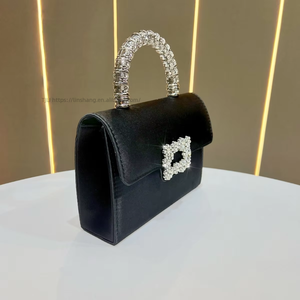 New Diamond-encrusted Women's <b>Square</b> Crossbody Bag Small -style High-end Light Luxury Handbag Chain for Tanjing - Product Image 2