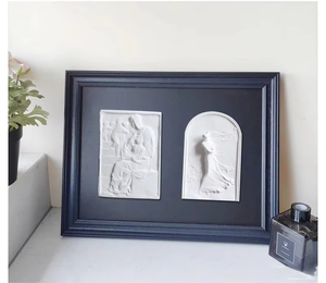 Factory Direct Supply Sculpture Modern Decoration Picture <b>Frame</b> Wall Mounted Table Vintage <b>Black</b> Photo <b>Frame</b> - Product Image 3