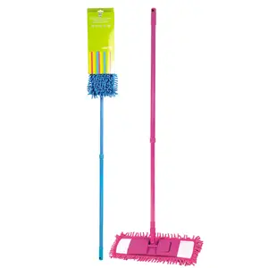 Household Cleaning Tools Microfiber Squeeze Wash Free Cleaning Floor Cleaner Mob Chenille Flat Mop