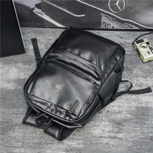 <span class=keywords><strong>In</strong></span> Bulk MOQ Basso di Alta Qualità Satchel Scuola Borsa Del Progettista di Moda Impermeabile <span class=keywords><strong>Nero</strong></span> di Cuoio DELL'UNITÀ di elaborazione Dello <span class=keywords><strong>Zaino</strong></span> per Gli Uomini - Product Image 2