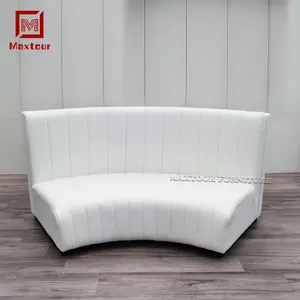 Sofà componibile in pelle semitondo in pelle sofà componibile in stile moderno e curvo sofà da ufficio
