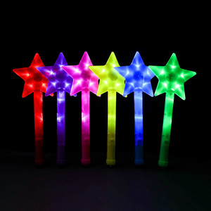 Custom LOGO LED <strong>Glow</strong> Lighting <strong>Stick</strong> LED Heart Star Flashing <strong>Stick</strong> for Concert - Product Image 3