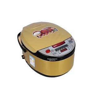 Olla Arrocera Dorada Multifuncional para el Hogar, de Gran Capacidad de 5 Litros, Estilo Leña, con Función de Temporizador, 220V, China - Product Image 4