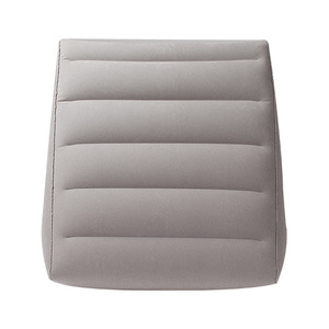 Inflatable <b>Backrest</b> <b>Pillow</b> Light Gray Rectangle Portable Breathable Lumbar Support Cushion For Home Office Use - Product Image 3