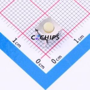 CTSHW-65R-V 250gf Tactile Switch Switch ( Operating Force: 2.5N )( Switch Length: 6mm )( Switch Width: 6mm ) - Product Image 1