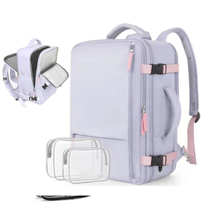 Sac à dos de voyage imperméable de grande capacité avec fermeture à glissière, design de mode personnalisé et tendance - Product Image 1