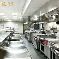 Équipement de cuisine professionnel sur mesure en acier inoxydable, cuisson gaz/électrique, pour restaurants, traiteurs, buffets, présentoirs, hôtels de luxe