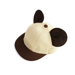 Dairui Cappello da Baseball con orecchie da orso per bambini Cappello da sole in Mesh traspirante adorabile berretto da bambino per ragazzi e ragazze abbigliamento estivo Casual - Product Image 2