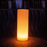 Lampu Lantai LED Modern Tanpa Kabel, Lampu Berdiri Plastik Besar untuk Penggunaan Hotel dan Taman, Promo Harga Spesial