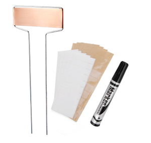 Label taman berbentuk T yang dapat disesuaikan bahan PP tahan air Modern untuk pembibitan dan hiasan sayuran - Product Image 4