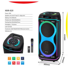 NDR-820 Produit en vente Caixa De Som BT Enceinte Bluetooth Partybox310 Altavoz Dj Karaoké Parlantes Enceinte de fête en plein air - Product Image 5