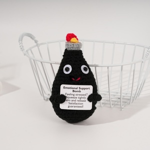 Fatto a mano uncinetto artigianale divertente bambola <span class=keywords><strong>Goofy</strong></span> peluche scrivania decorazione regalo per bambini e adulti in tessuto e tessuto artigianato genere - Product Image 4