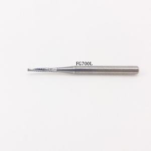 Fraise conique à <span class=keywords><strong>coupe</strong></span> transversale en carbure FG # 700 # 700L Long Cross Cut - Product Image 4