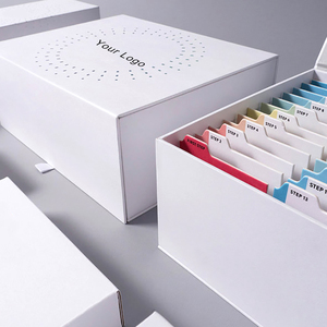 New Customized White Black Rigid Cardboard Custom Orthodontic Magnet Ortho Folding Kit Teeth Dental Clear Aligner Box Packaging