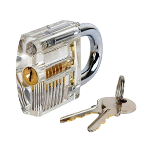 Bền trong suốt nhựa Ổ khóa cho thợ khóa đào tạo thực hành Key mở khóa cách cutaway có thể nhìn thấy kỹ năng chọn - Product Image 3