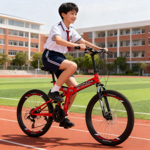 Vélo pliable en acier à haute teneur en carbone de 26 pouces à 21 vitesses, vélo de montagne pliable pas cher de 26 pouces pour adolescents et femmes - Product Image 2