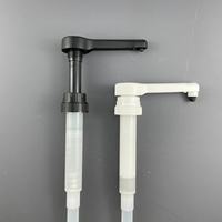 Distributeur à pompe anti-fuite de 38 mm pour shampoing, lessive liquide, beurre de maïs soufflé, sirop pour granités, huiles – Distributeur à pompe de 1 gallon
