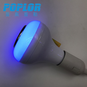 หลอดไฟอัจฉริยะ Poplor Smart Led Bulb E27 12W RGBW พร้อมรีโมทคอนโทรล และเครื่องเล่นเพลง USB MP3 ติดเพดาน - Product Image 4