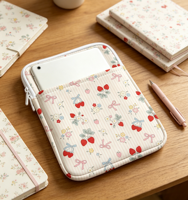 Housse de protection pour Kindle personnalisée en néoprène imperméable avec fermeture éclair, grande capacité, accessoires pour Kindle