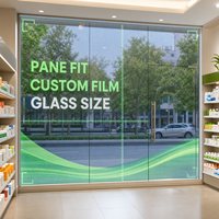 Écran LED transparent sur mesure pour vitrine de pharmacie, affichage publicitaire sur verre