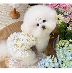 Accesorios para Mascotas, Ropa <span class=keywords><strong>de</strong></span> Verano para Perros y Gatos <span class=keywords><strong>Pequeños</strong></span>, Vestido con Tirantes <span class=keywords><strong>de</strong></span> Alta Elasticidad y Transpirabilidad, Estilo Japonés y Coreano - Product Image 1