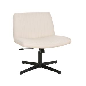 เก้าอี้สำนักงานแบบหมุนปรับได้อเนกประสงค์สำหรับใช้ในบ้านและสำนักงานเก้าอี้ทำงานแบบเรียบง่ายทันสมัยออกแบบตามหลักสรีรศาสตร์พร้อมขาโลหะ - Product Image 1