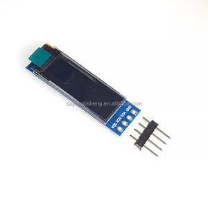 Stock 0.91 <strong>Inch</strong> 128x32 IIC I2C White / Blue SSD1306 Driver <strong>OLED</strong> LCD <strong>Display</strong> <strong>Module</strong> - Product Image 1