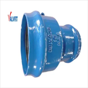 ductile iron double socket taper for pvc pipe