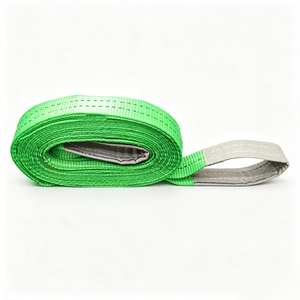 Eslingas de elevación de longitud personalizada de Vietnam, 100% poliéster de alta tenacidad, eslinga plana de 1T para elevación industrial - Product Image 2