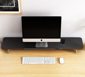Màn hình đứng gỗ Máy tính để bàn và Acrylic Riser Màn hình bàn phím máy tính xách tay bàn nhỏ và bàn tổ chức ánh sáng Gỗ Đứng - Product Image 4