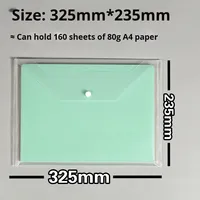 Carpeta de Archivo Transparente A4, Solución Práctica para Archivos, Diseño con Botón a Presión, Grosor Medio, para Documentos